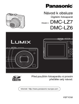 Panasonic DMCLZ6 Operativní instrukce