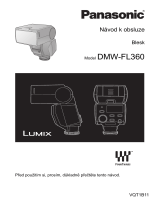 Panasonic DMWFL360E Operativní instrukce