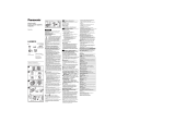 Panasonic HE08018 Operativní instrukce