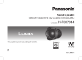 Panasonic HF007014 Operativní instrukce