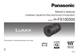 Panasonic HFS100300 Operativní instrukce