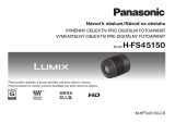 Panasonic HFS45150E Operativní instrukce