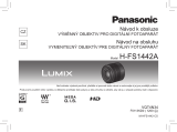 Panasonic HFS1442AE Operativní instrukce