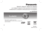 Panasonic HFT012E Operativní instrukce