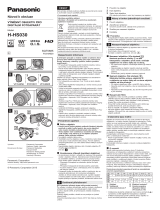 Panasonic HHS030 Operativní instrukce