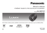 Panasonic HX012E Operativní instrukce