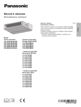 Panasonic CUZ50UBEA Operativní instrukce