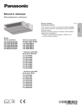 Panasonic CUZ25UBEA Operativní instrukce