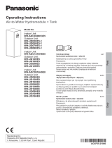 Panasonic WHADC1216H6E5 Operativní instrukce