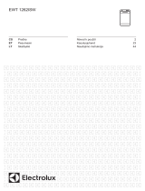 Electrolux EWT1262ISW Uživatelský manuál