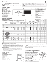 Whirlpool FWSG61283BV EE Uživatelská příručka