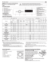 Whirlpool FWF71483B CS Uživatelská příručka