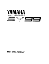 Yamaha SY99 Návod k obsluze