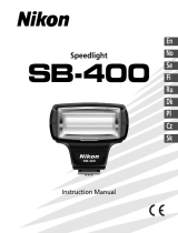 Nikon SB-400 Uživatelský manuál