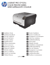 HP LaserJet Pro CP1525 Color Printer series instalační příručka
