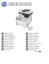 HP LaserJet Pro 300 color MFP M375 instalační příručka