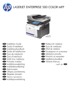 HP LaserJet Enterprise 500 color MFP M575 instalační příručka