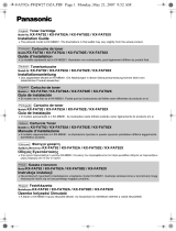 Panasonic KX-FAT92A7 Uživatelský manuál