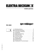 Elektra Beckum RS 4000 Uživatelský manuál