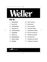 Weller DXV80 Set Operating Instructions Manual