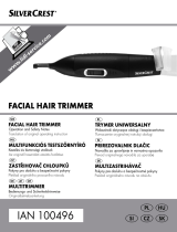 Silvercrest Facial Hair Trimmer Operation and Safety Notes