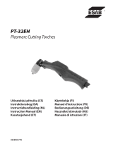 ESAB PT-32EH Plasmarc Cutting Torches Uživatelský manuál