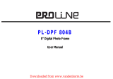 Proline PL-DPF 804B Uživatelský manuál