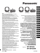 Panasonic RP-WF830 Návod k obsluze