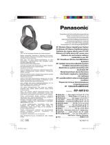 Panasonic RPWF810 Návod k obsluze