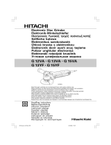 Hitachi G15VA Uživatelský manuál