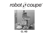 Robot Coupe CL 40 Operating Instructions Manual