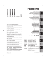 Panasonic SBTP100 Operativní instrukce