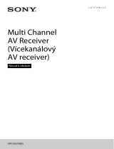 Sony STR-DA5700ES Operativní instrukce
