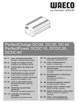 Waeco PerfectCharge DC08, DC20, DC40 PerfectPower DCDC10, DCDC20, DCDC40 instalační příručka