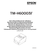 Epson TM-H6000IV with Validation Uživatelský manuál