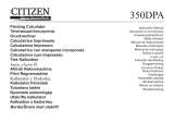 Citizen 350DPA Uživatelský manuál