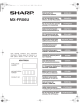 Sharp MXFRX6U Operativní instrukce