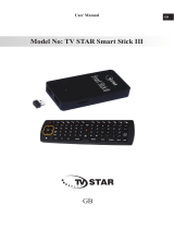 TV STAR Stick III Uživatelský manuál