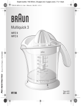Braun Presse-agrumes 20w Blanc - Mpz9 Návod k obsluze
