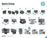 HP EliteDisplay S231d 23-in IPS LED Notebook Docking Monitor instalační příručka