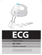 ECG RS 836 Uživatelský manuál