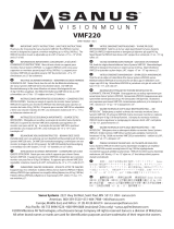 Sanus VMF220 Uživatelský manuál