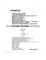 Hitachi WH18DSL Uživatelský manuál