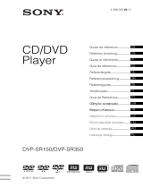 Sony DVP-SR150 Návod k obsluze