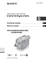 Sony DCR-HC94E Návod k obsluze