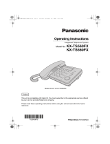 Panasonic KXTS560FX Návod k obsluze