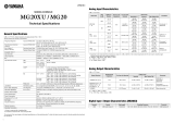 Yamaha MG20 Specifikace