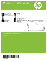 HP LaserJet P1500 Printer series Uživatelská příručka