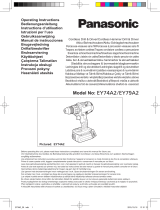 Panasonic EY79A2 Návod k obsluze