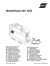 ESAB MobileFeed 201 AVS Uživatelský manuál